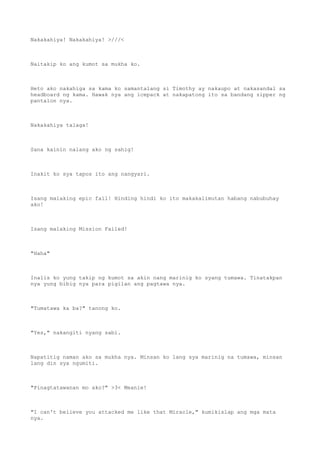 Never talk back to a gangster