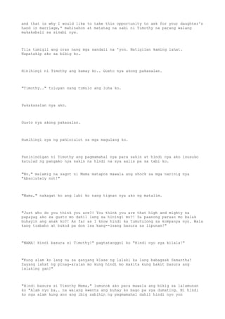 Never talk back to a gangster