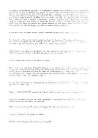 Never talk back to a gangster