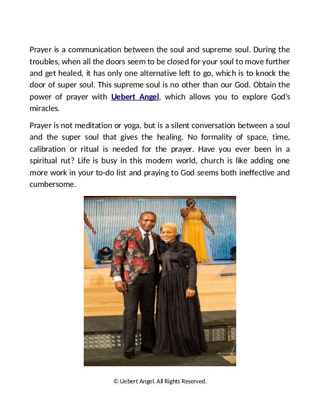 Never Underestimate The Ultimate Power Of Prayer