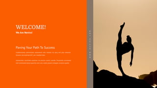 Paving Your Path To Success
Collaboratively administrate empowered with markets via plug and play networks.
Dynamic procrastinate B2C user installed base.
Interactively coordinate proactive via process centric outside. Proactively envisioned
with multimedia based expertise and cross-media growth strategies visualize quality.
WELCOME!
We Are Neviro!
W
W
W
.
N
E
V
I
R
O
.
C
O
M
 