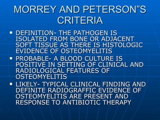 osteomylitis | PPT