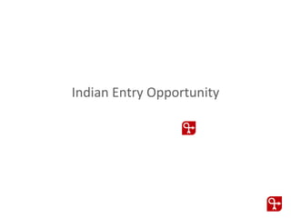Indian Entry Opportunity 
