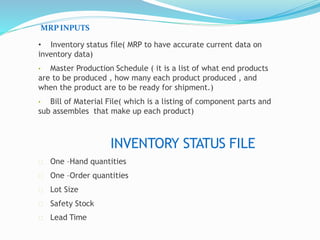 MRP | PPTX