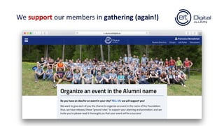 We support our members in gathering (again!)
 