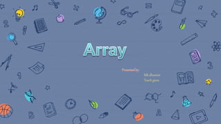 Array in c programming | PPT