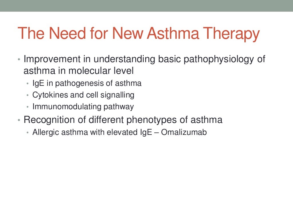 New drugs for asthma