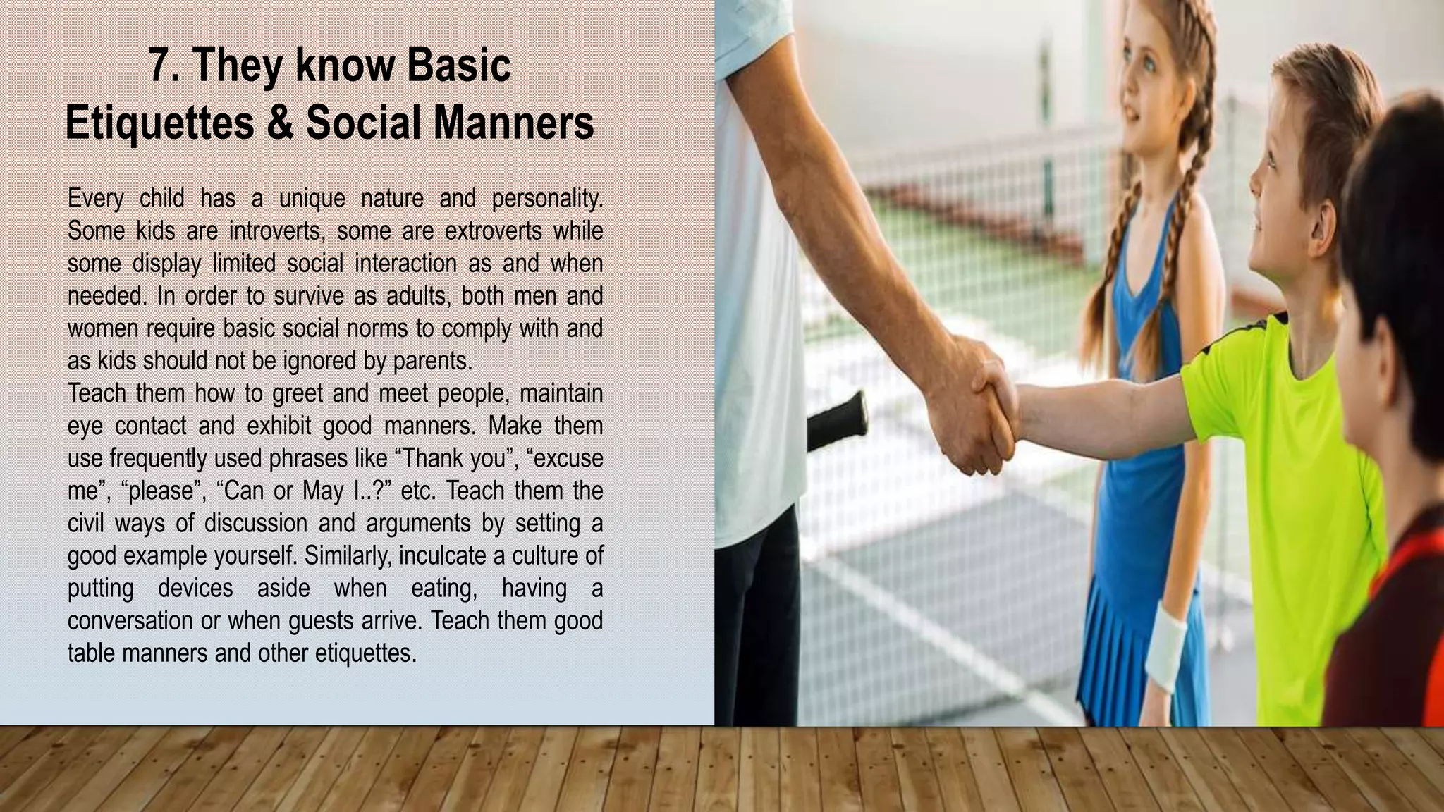 Life skills for children | PPTX