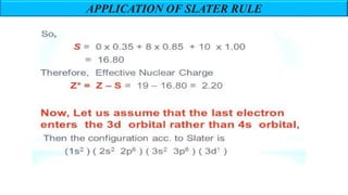 ATOMIC STRUCTURE AND PERIODIC TABLE | PPTX