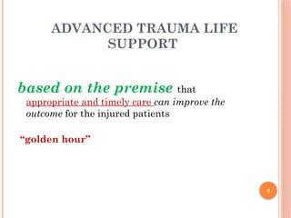 initial evaluation of trauma patient new | PPTX