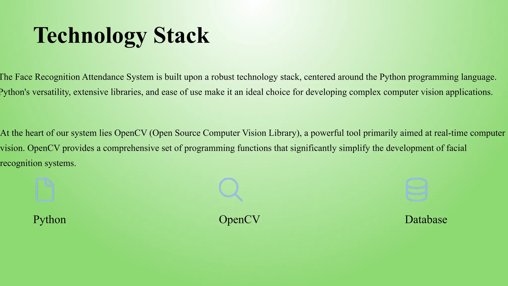 smart attendance system software using python | PPTX | Computing ...
