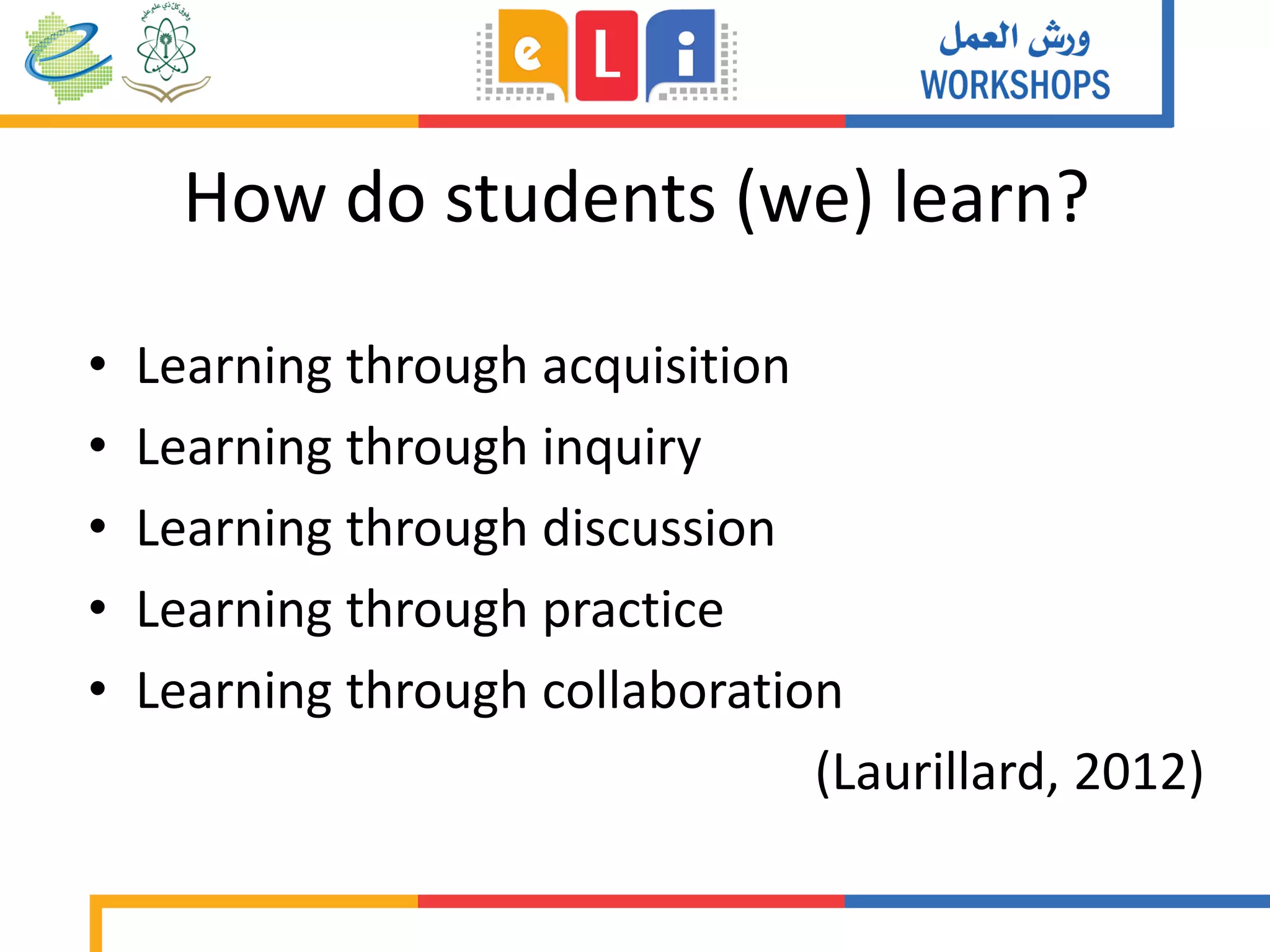 7 Cs of Learning Design | PDF