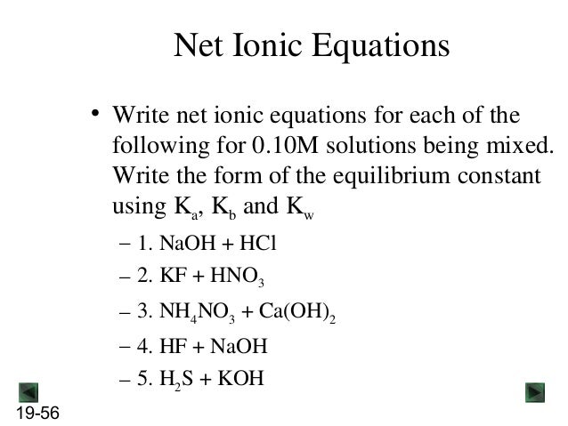 Ppt Net Ionic Equations Powerpoint Presentation Free Download Id 3526279