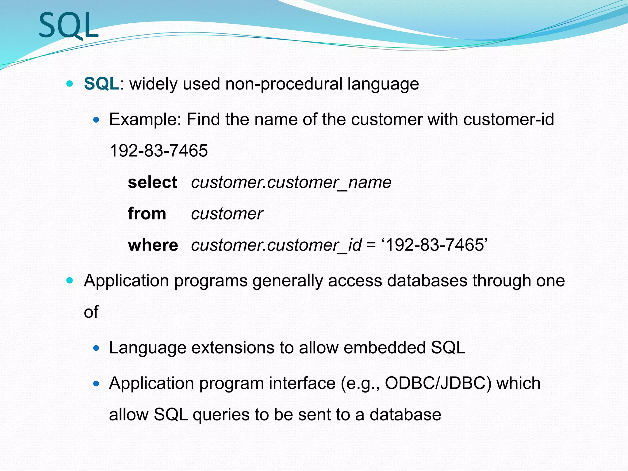 Introduction to Database | PPTX | Databases | Computer Software and ...