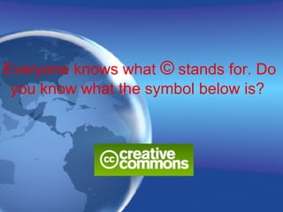 Everyone knows what  ©  stands for. Do you know what the symbol below is?  