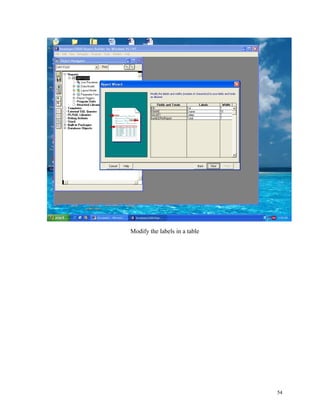 Modify the labels in a table
54
 