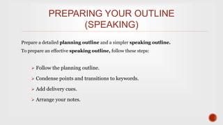 Designing and Delivering Oral Presentations | PPTX