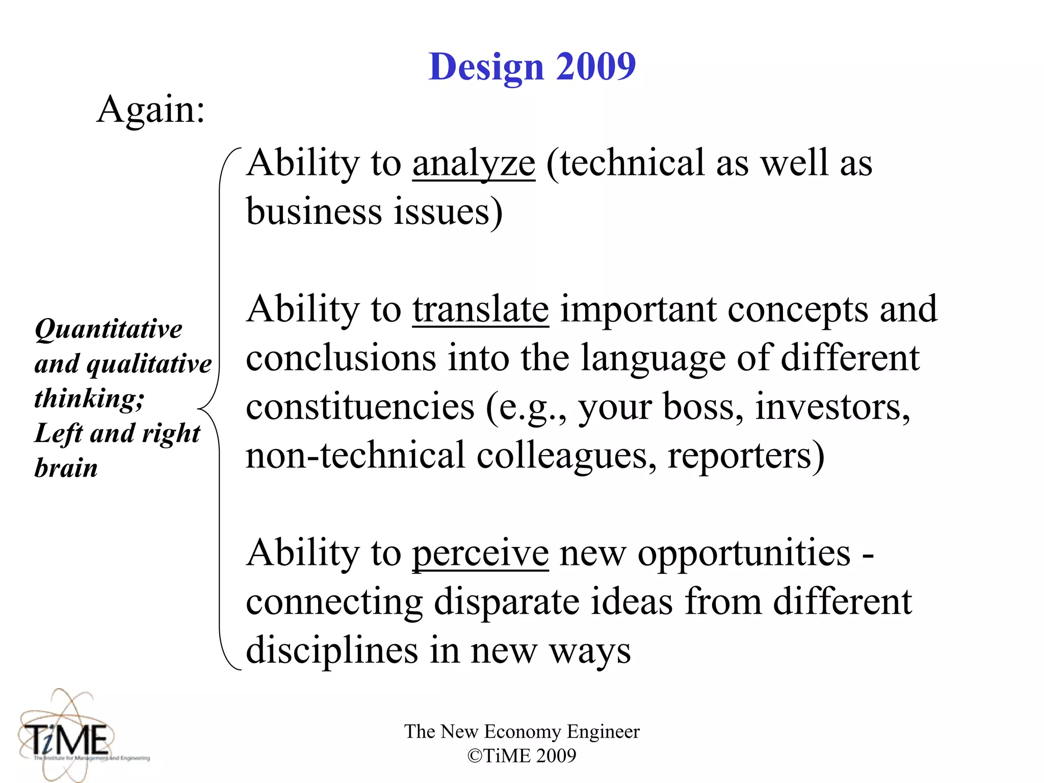 New Economy Engineer v.1