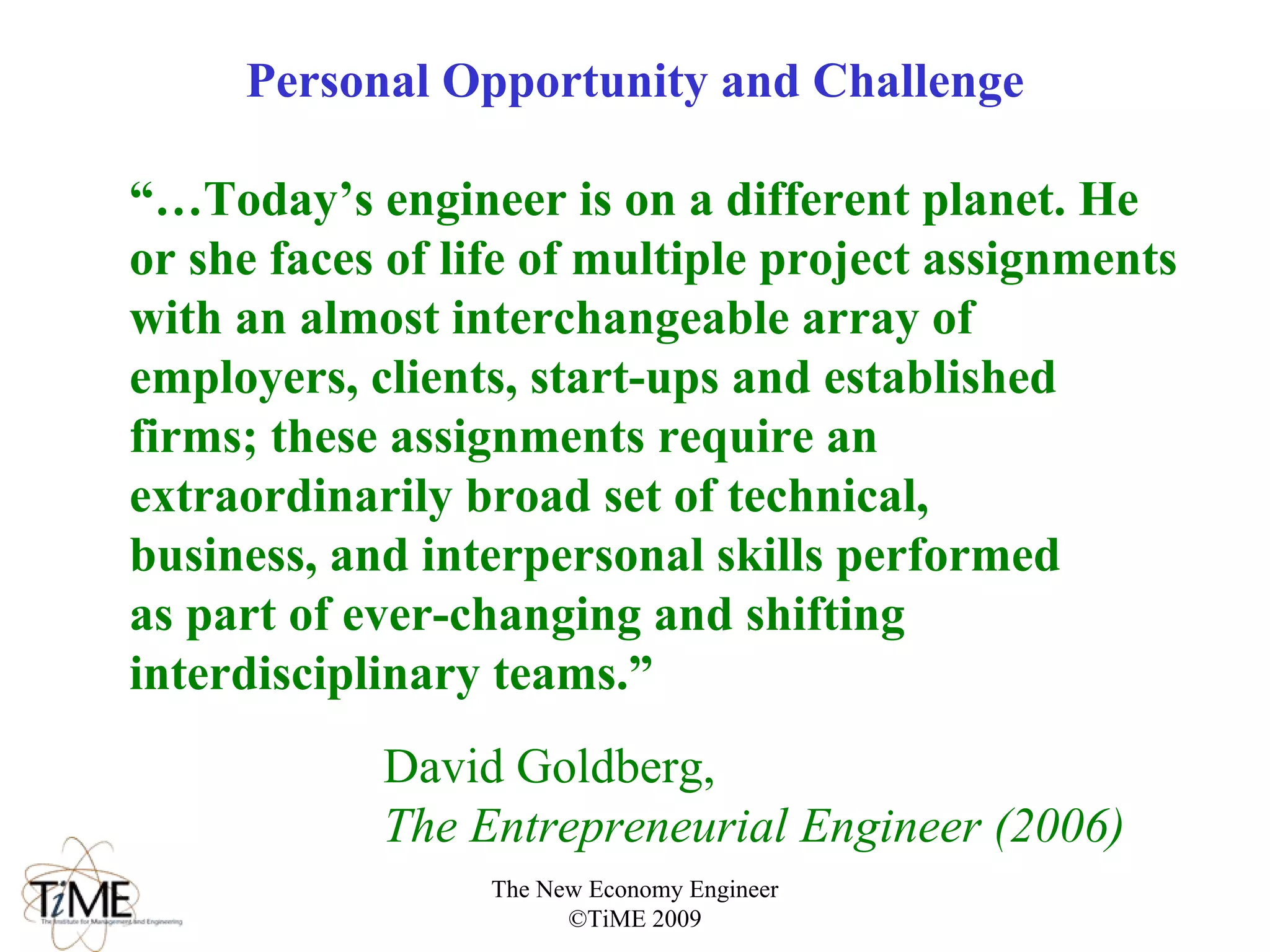 New Economy Engineer v.1