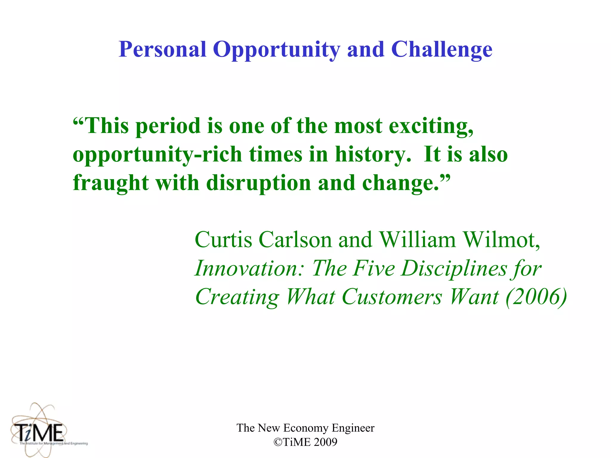 New Economy Engineer v.1