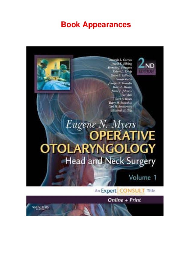 New files TextBook Operative Otolaryngology Head and Neck Surgery