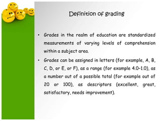 New grading and student evaluation.ppt