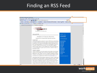 Finding an RSS Feed 