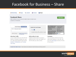 Facebook for Business – Share 