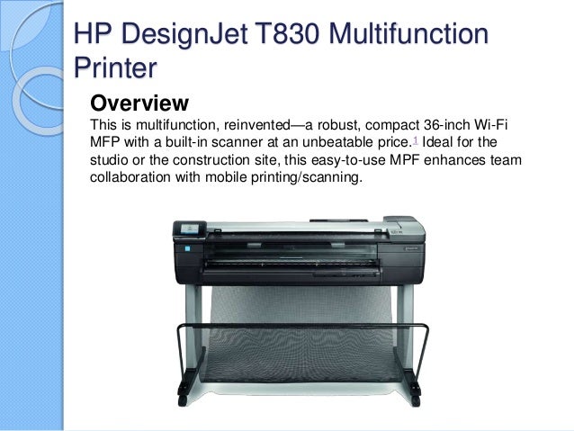Driver hp dj t830 for Windows 7