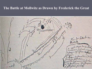 The Battle at Mollwitz as Drawn by Frederick the Great 