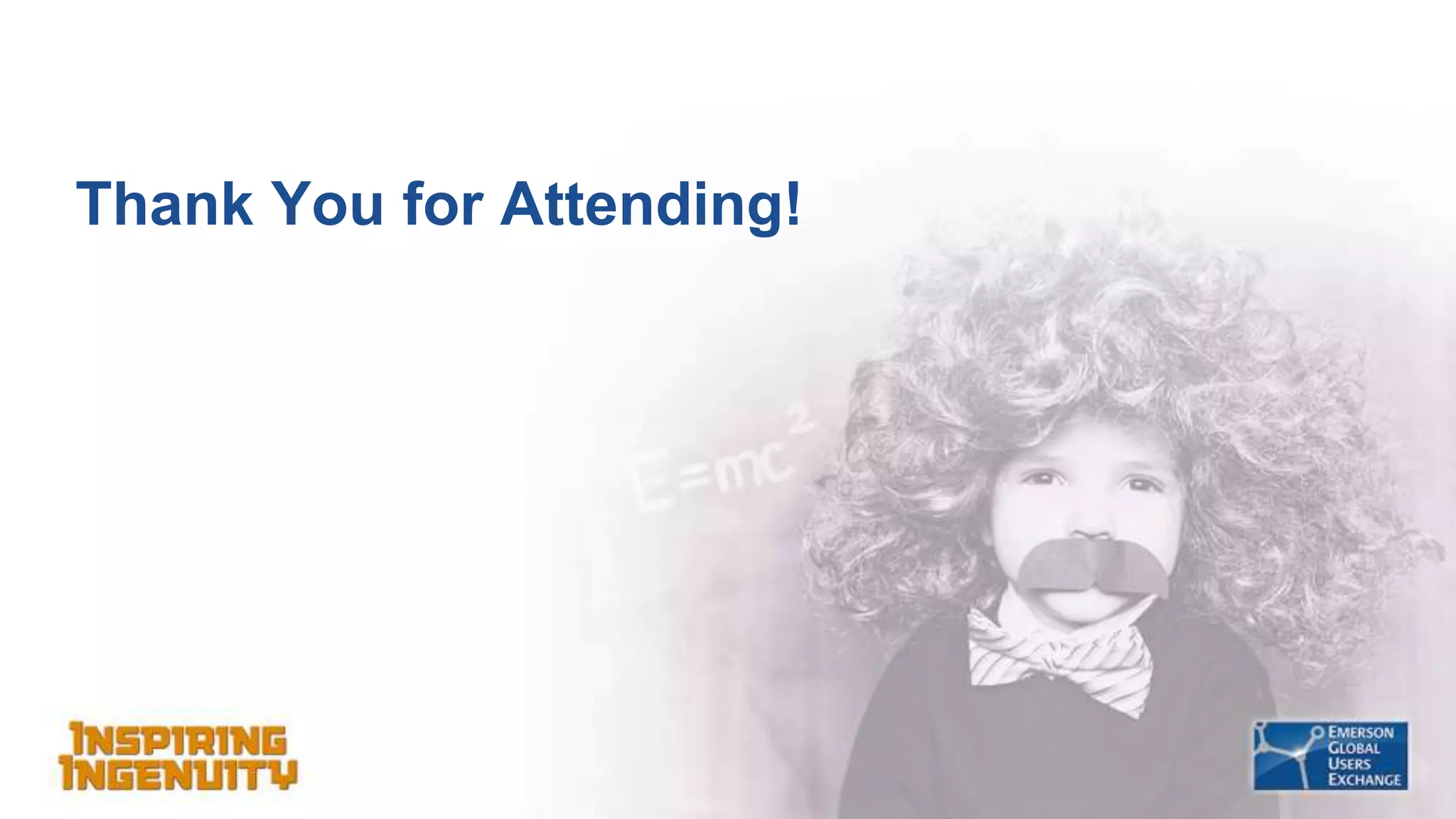 Thank You for Attending!
 