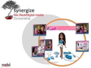 synergize Mix Real/Digital media Co-branding 