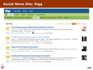 Social News Site: Digg




                         154
 