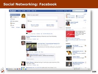Social Networking: Facebook




                              164
 