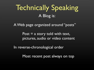 New Media & Social Technologies | 5 Blogs