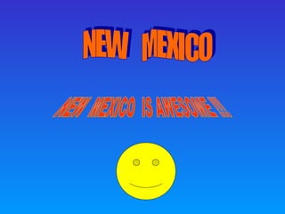 NEW  MEXICO NEW  MEXICO  IS AWESOME !!! 