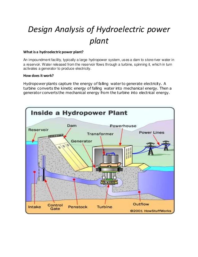 Flow Chart Of Hydroelectric Power Plant