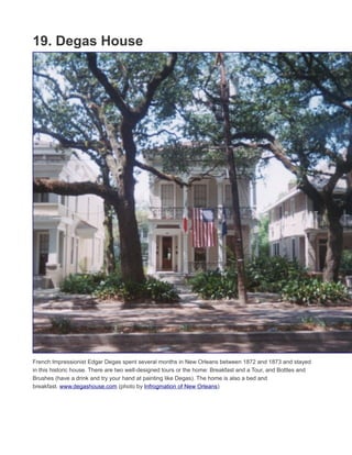 18. Old New Orleans Rum Distillery
All that rum everybody drink in the French Quarter has to come from somewhere - why not make it in New
Orleans? A distillery founded by artists and musicians has managed to win major awards in competitions across
the world. Take the tour and taste the rum. Fun and delicious way to spend an hour or
so. oldneworleansrum.com (photo by kerinin)
 