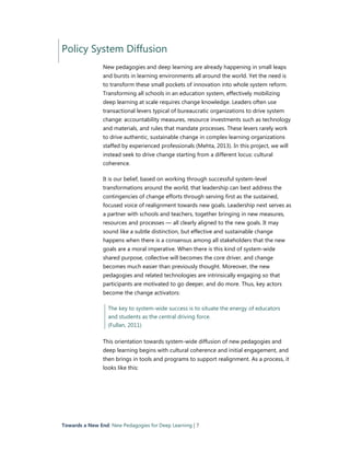 Towards a New End: New Pedagogies for Deep Learning | PDF