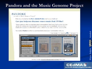 Pandora and the Music Genome Project 