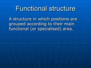 organization structure | PPT