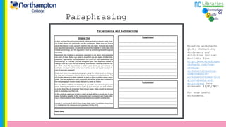 Referencing slides | PPTX