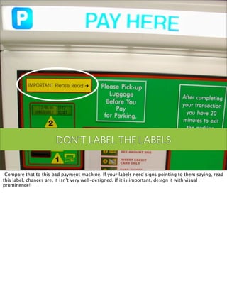 DON’T LABEL THE LABELS
                                                   New Sources of Inspiration for Interaction Desig...