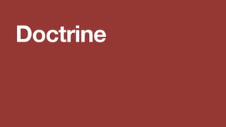 Doctrine
 