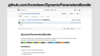 github.com/Incenteev/DynamicParametersBundle
 
