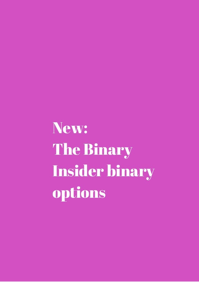 Latest binary option news