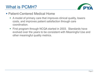 Pcmh Definition Roadmap to the Patient-Centered Medical Home | PPTX