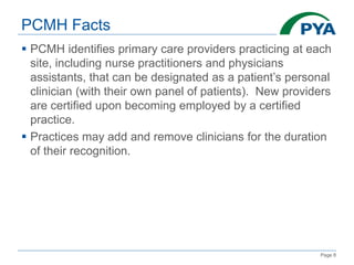 Pcmh Background Roadmap to the Patient-Centered Medical Home | PPTX