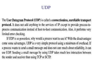 UDP 
 