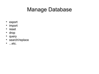 Let’s export & import the database..
 